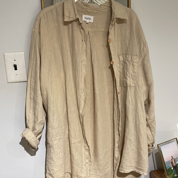 MATE The Label Linen Long Sleeve Shirt - Picture 8 of 8